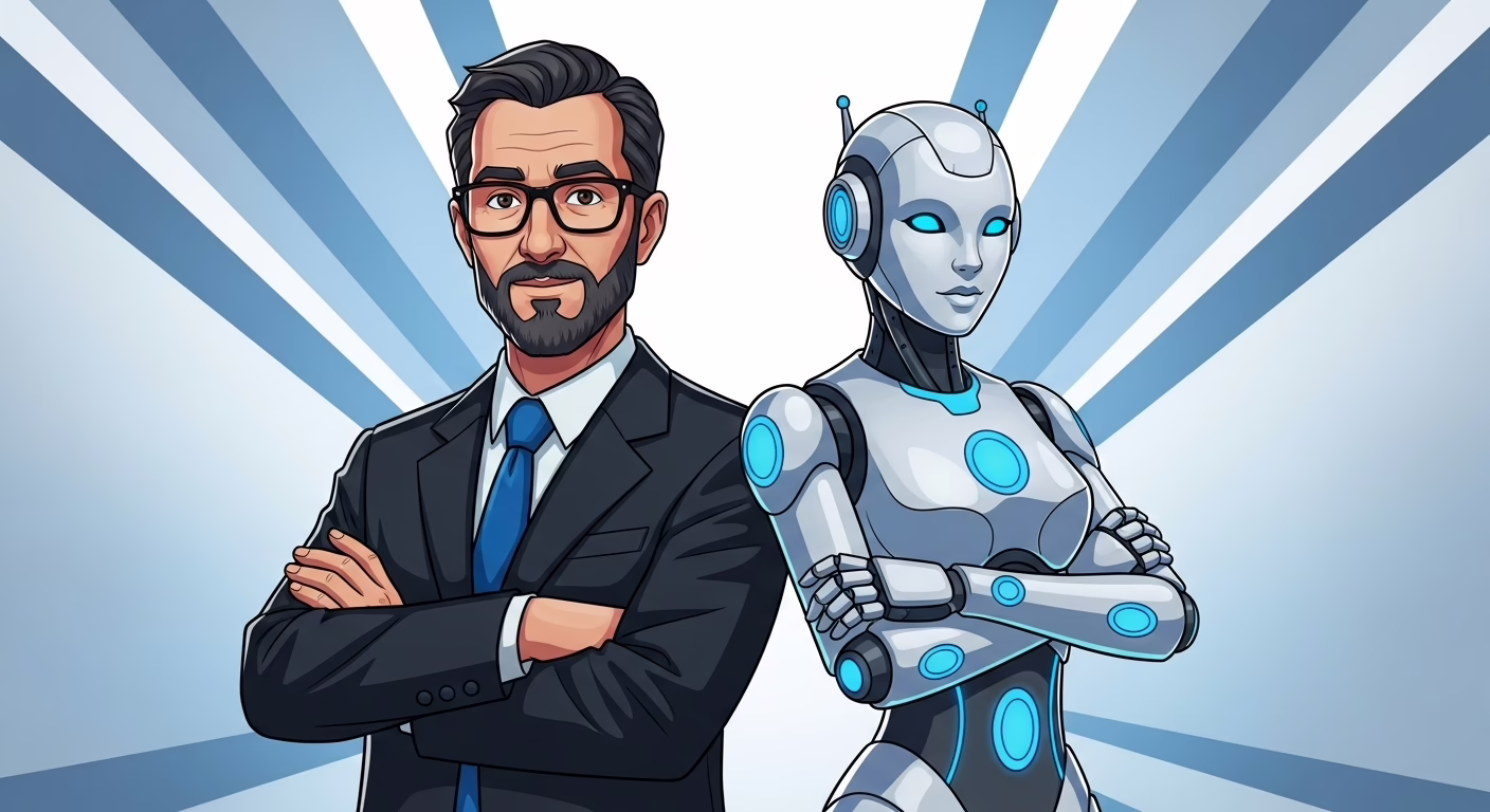 Andy and Eva -Human and AI working together to protect you.